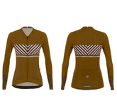 Jersey Ciclismo M/L Mujer GW Liberte Elegance Mostaza